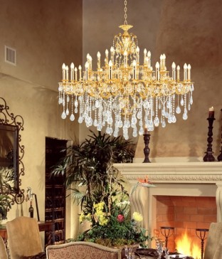 루카 35등 대형샹들리에 골드샹들리에