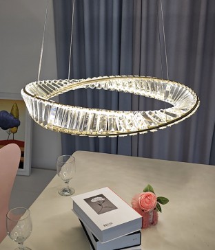 LED 라젠느 원형 식탁등 펜던트식탁조명 크리스탈식탁등 (40W)