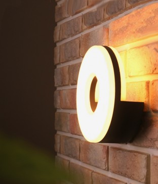 쿨스 외부 벽등, 야외조명, 외벽등 (LED 20W 일체형 그레이)