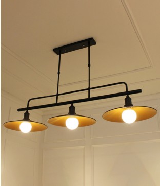 실리아 3등 갓 펜던트전등